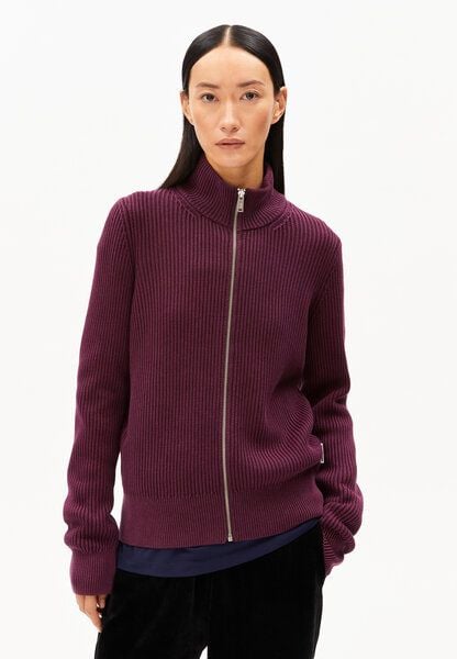 ARMEDANGELS REBECCAA GMT DYE - Damen Strickjacke aus Bio-Baumwolle von ARMEDANGELS