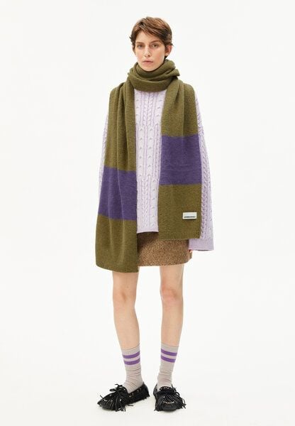 ARMEDANGELS SAABE STRIPED UN-WASTED Unisex Schal aus Alpaca-Woll Mix von ARMEDANGELS