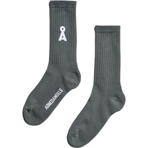 ARMEDANGELS SAAMUS BOLD - Damen 43-46 Space Steel Accessoires Socken Regular Fit von ARMEDANGELS