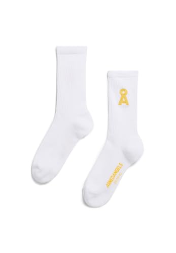 ARMEDANGELS Unisex Socken aus Bio-Baumwoll Mix SAAMUS ICONIC Å White von ARMEDANGELS
