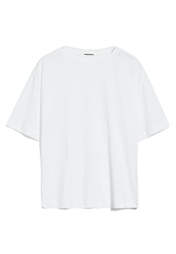 ARMEDANGELS SAIKAA - Damen T-Shirt Oversized Fit aus Bio-Baumwolle M White Shirts T-Shirt Rundhals Oversize von ARMEDANGELS