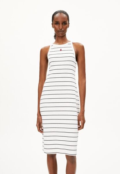 ARMEDANGELS SASINAA FINE STRIPES - Damen Ripp-Jerseykleid aus Bio-Baumwoll Mix von ARMEDANGELS