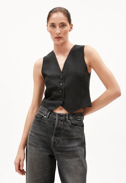 ARMEDANGELS SINERIAA PREMIUM MEL - Damen Weste aus TENCEL Lyocell von ARMEDANGELS