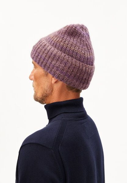 ARMEDANGELS SNOWAA STAMPATO Unisex Mütze aus Mohair-Woll Mix von ARMEDANGELS