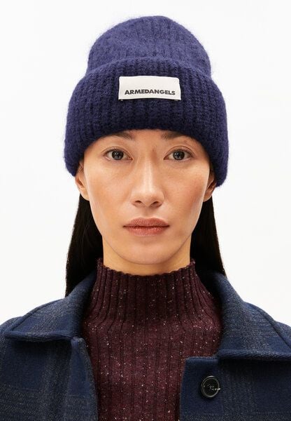 ARMEDANGELS SNOWAA Unisex Mütze aus Mohair-Woll Mix von ARMEDANGELS