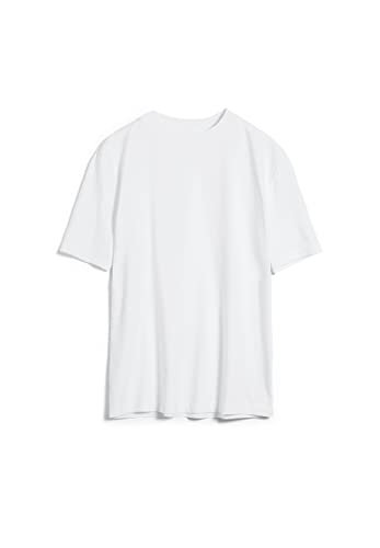 ARMEDANGELS TARJAA - Damen M White Shirts T-Shirt Rundhalsausschnitt Loose Fit von ARMEDANGELS