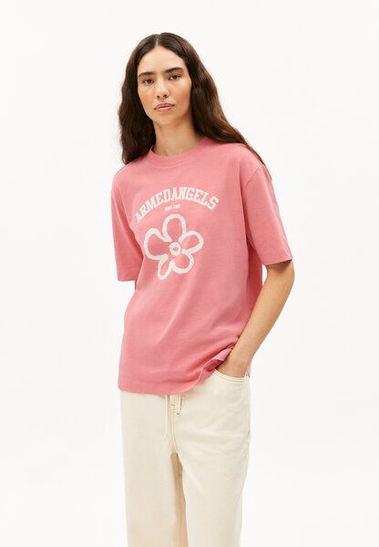 ARMEDANGELS TARJAA LOGO FLOWAA - Damen Heavyweight  T-Shirt aus recyceltem Baumwoll Mix von ARMEDANGELS