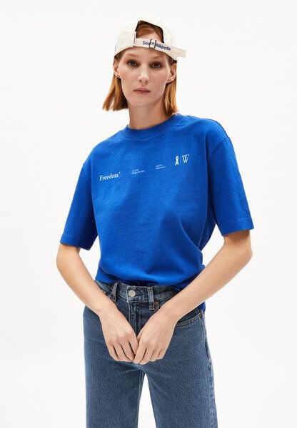 ARMEDANGELS TARJAA WIKIPEDIA - Damen Heavyweight T-Shirt aus recycelter Baumwolle von ARMEDANGELS