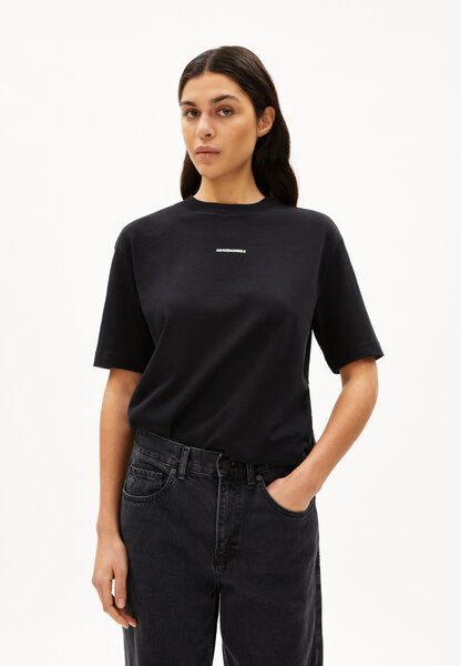 ARMEDANGELS TARJAA WORD ICONIC Å - Damen Heavyweight T-Shirt aus recyceltem Baumwoll Mix von ARMEDANGELS