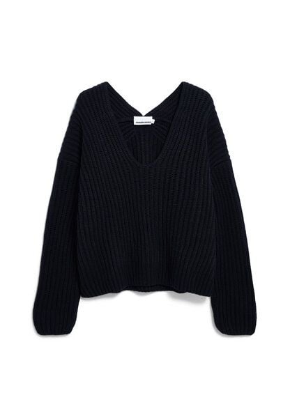 ARMEDANGELS TIANAA SOLID - Damen Pullover Loose Fit aus Bio-Woll Mix von ARMEDANGELS