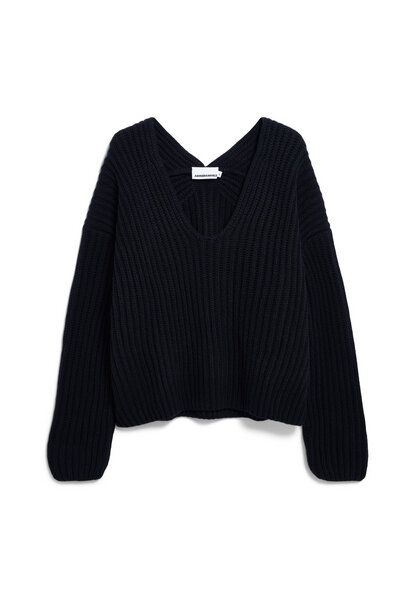 ARMEDANGELS TIANAA SOLID - Damen Pullover Loose Fit aus Bio-Woll Mix von ARMEDANGELS