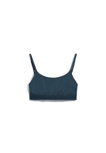 ARMEDANGELS Damen Bralette aus Tencel™ Modal Mix TOVAA Fitted Teal Stone von ARMEDANGELS