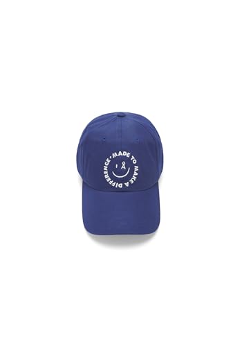 ARMEDANGELS Unisex Kappe aus Bio-Baumwolle YENAAS SMILEY Å Blue Moon von ARMEDANGELS