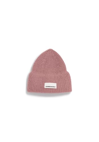 ARMEDANGELS Unisex Mütze aus Mohair-Woll Mix SNOWAA Light Berry von ARMEDANGELS