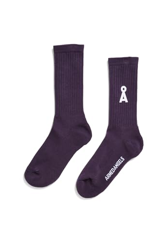 ARMEDANGELS Unisex Socken aus Bio-Baumwoll Mix SAAMUS BOLD Blue Ash 35-38 von ARMEDANGELS