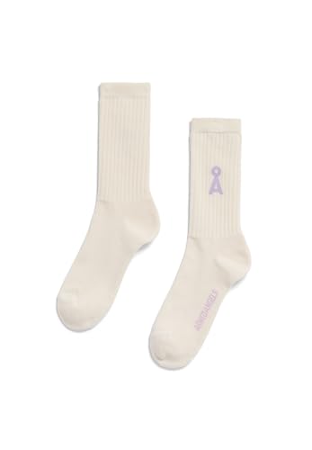 ARMEDANGELS Unisex Socken aus Bio-Baumwoll Mix SAAMUS BOLD Oatmilk-Lavender Light 35-38 von ARMEDANGELS
