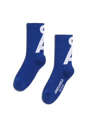 ARMEDANGELS Unisex Socken aus Bio-Baumwolle SAAMUS SHORT Dark Wave-white von ARMEDANGELS