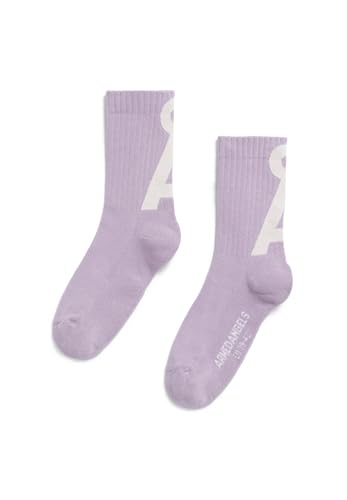 ARMEDANGELS Unisex Socken aus Bio-Baumwolle SAAMUS SHORT Frozen Lavender-oartmilk von ARMEDANGELS