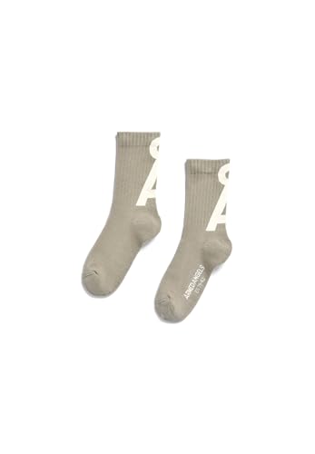 ARMEDANGELS Unisex Socken aus Bio-Baumwolle SAAMUS SHORT Light Sage-pure von ARMEDANGELS