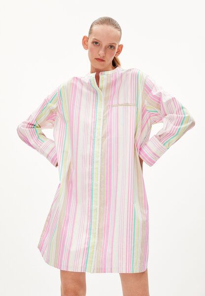 ARMEDANGELS VAAJA STRIPES - Damen Webkleid Relaxed Fit aus Bio-Baumwolle von ARMEDANGELS