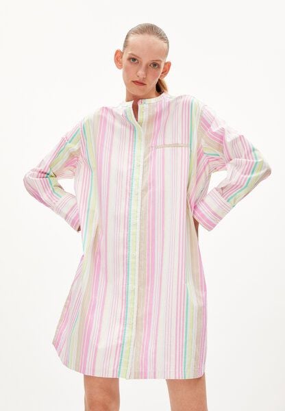 ARMEDANGELS VAAJA STRIPES - Damen Webkleid Relaxed Fit aus Bio-Baumwolle von ARMEDANGELS