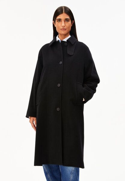 ARMEDANGELS VAANOISE WOOL Damen Mantel aus recycelter Wolle von ARMEDANGELS