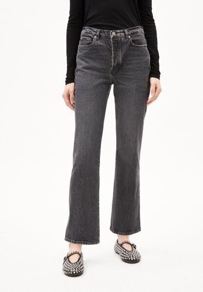 ARMEDANGELS VELAARI - Damen Jeans Flared Leg Mid Waist Ankle Bio-Baumwoll Mix Comfort-Stretch von ARMEDANGELS
