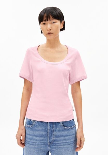 ARMEDANGELS VIOLAHAA - Damen Ripp-T-Shirt aus Bio-Baumwoll Mix von ARMEDANGELS