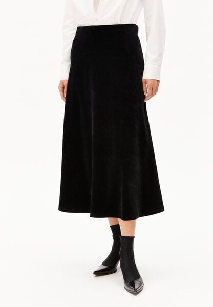 ARMEDANGELS VOLAGAA VELVET - Damen Jerseyrock aus Bio-Baumwoll Mix von ARMEDANGELS