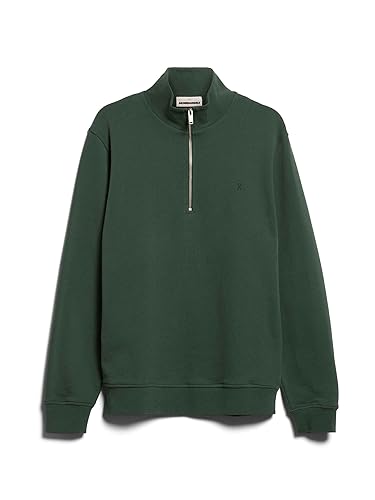 ARMEDANGELS WAARLO Comfort - Herren S Boreal Green Sweat Shirts, Sweatshirts Rundhalsausschnitt Regular Fit von ARMEDANGELS