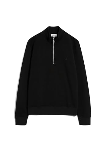 ARMEDANGELS Herren Sweatshirt aus Bio-Baumwoll Mix WAARLO Comfort Regular Fit Black von ARMEDANGELS