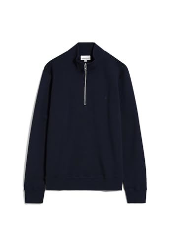 ARMEDANGELS Herren Sweatshirt aus Bio-Baumwoll Mix WAARLO Comfort Regular Fit Night Sky von ARMEDANGELS