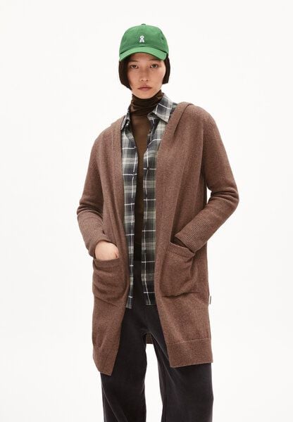 ARMEDANGELS WARMAA - Damen Strickjacke Relaxed Fit aus Bio-Woll Mix von ARMEDANGELS