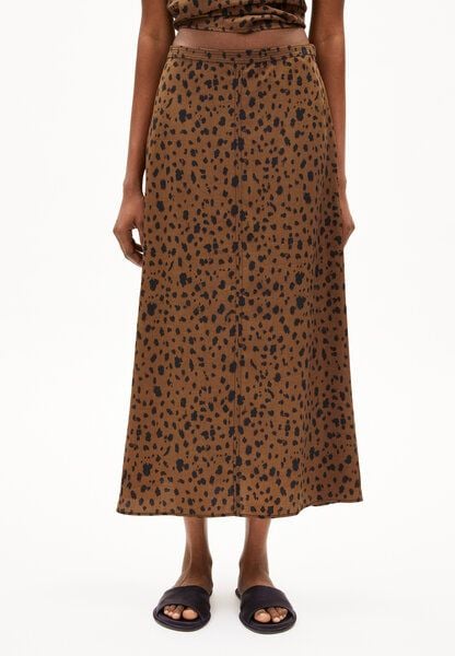 ARMEDANGELS WOLAARIA LEOPAA - Damen Webrock aus TENCEL Lyocell von ARMEDANGELS