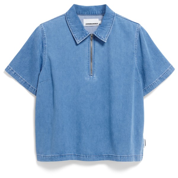ARMEDANGELS - Women's Cinziaa - Bluse Gr S blau von ARMEDANGELS
