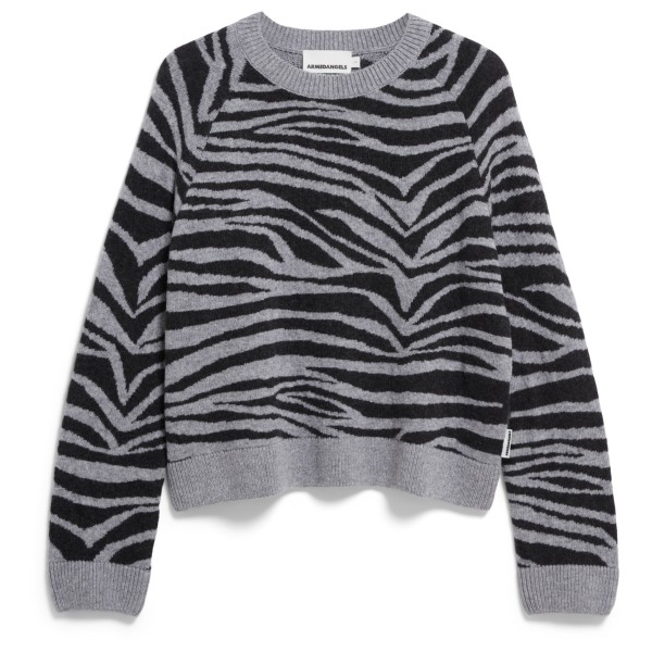 ARMEDANGELS - Women's Liliriaa Zebraraa - Pullover Gr XL grau von ARMEDANGELS