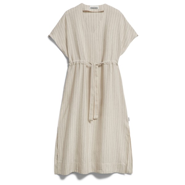 ARMEDANGELS - Women's Maahaliana Lino Stripes - Kleid Gr L;M;S;XS beige von ARMEDANGELS