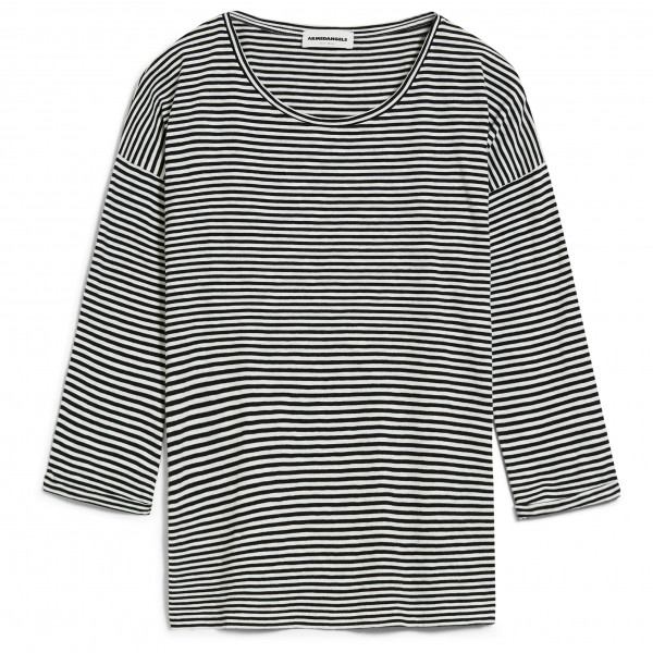 ARMEDANGELS - Women's Sianaa Lovely Stripes - Longsleeve Gr L grau von ARMEDANGELS