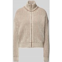 Armedangels Cardigan mit Reißverschlussleiste Modell 'MEDEAA VANISE' in Hellbraun, Größe XL von ARMEDANGELS