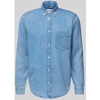 Armedangels Freizeithemd mit Button-Down-Kragen Modell 'GAVRAA' in Hellblau, Größe XXL von ARMEDANGELS
