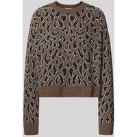 Armedangels Loose Fit Strickpullover aus reiner Wolle Modell 'DILIRIAA LAOPAA' in Taupe, Größe XS von ARMEDANGELS