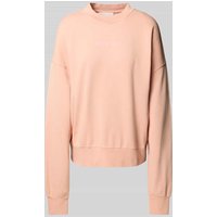 Armedangels Oversized Sweatshirt mit Label-Print Modell 'ALIZAA' in Lachs, Größe M von ARMEDANGELS