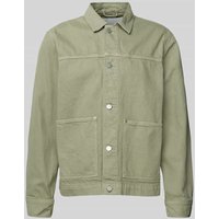 Armedangels Regular Fit Hemdjacke mit aufgesetzten Taschen Modell 'EVAAN' in Mint, Größe XXL von ARMEDANGELS
