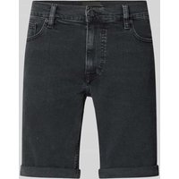 Armedangels Regular Fit Jeansshorts im 5-Pocket-Design Modell 'NAAILO' in Black, Größe 33 von ARMEDANGELS