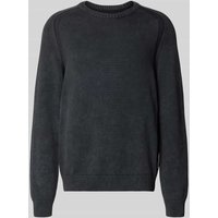 Armedangels Regular Fit Strickpullover aus reiner Baumwolle Modell 'VAANJO ' in Black, Größe XXL von ARMEDANGELS
