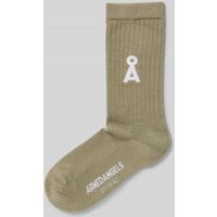 Armedangels Socken mit Logo-Detail Modell 'SAAMUS' in Mint, Größe 39-42 von ARMEDANGELS