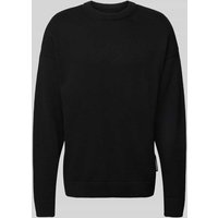 Armedangels Strickpullover mit Rundhalsausschnitt Modell 'JOVAAN' in Black, Größe XXL von ARMEDANGELS