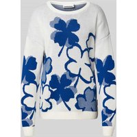 Armedangels Strickpullover mit Rundhalsausschnitt Modell 'OLESSYAA CLOVER' in Royal, Größe XL von ARMEDANGELS