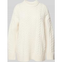 Armedangels Strickpullover mit Zopfmuster Modell 'BERFINAA CABLE' in Offwhite, Größe M von ARMEDANGELS