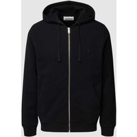 Armedangels Sweatjacke mit Label-Stitching Modell 'SAARO' in Black, Größe XXL von ARMEDANGELS